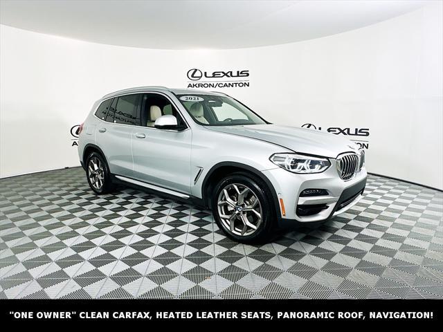 used 2021 BMW X3 car, priced at $32,990