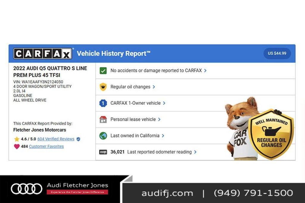 used 2022 Audi Q5 car, priced at $26,891