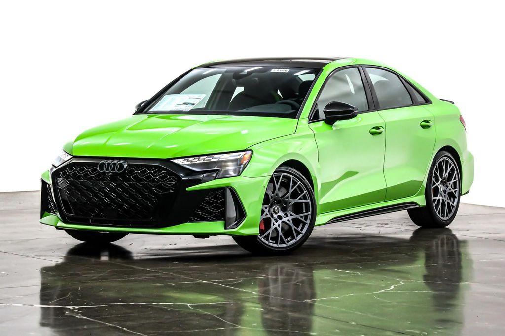 new 2025 Audi RS 3 car, priced at $77,045