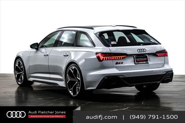 new 2025 Audi RS 6 Avant car, priced at $136,840