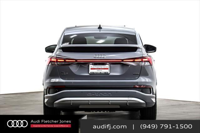 new 2025 Audi Q4 e-tron Sportback car, priced at $63,590