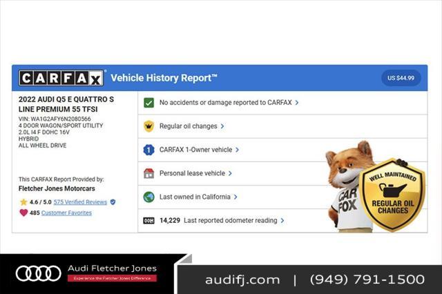 used 2022 Audi Q5 car, priced at $35,894