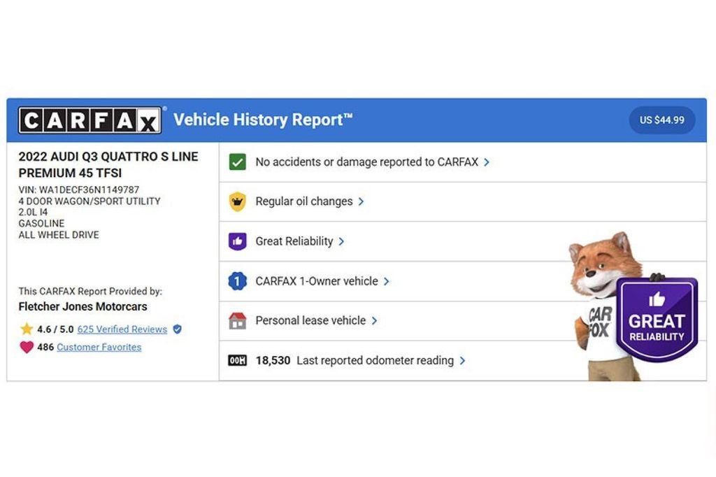 used 2022 Audi Q3 car, priced at $24,894