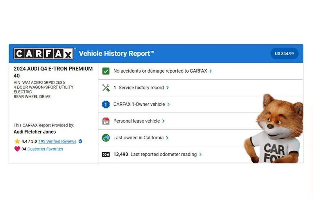 used 2024 Audi Q4 e-tron car, priced at $33,894