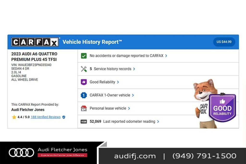 used 2023 Audi A6 car, priced at $26,891