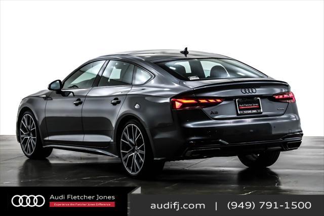 new 2025 Audi A5 Sportback car, priced at $58,885