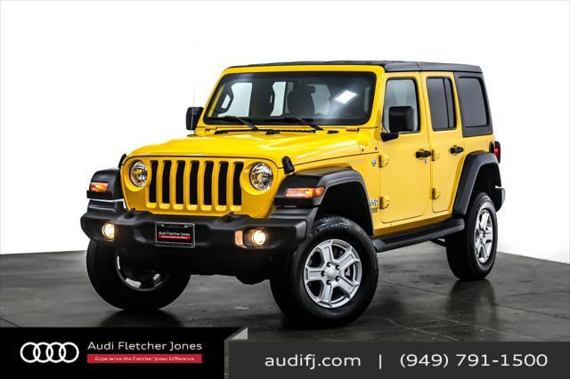 used 2020 Jeep Wrangler Unlimited car, priced at $26,893