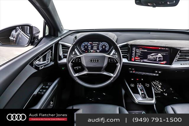 used 2024 Audi Q4 e-tron Sportback car, priced at $39,894