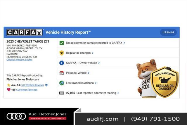 used 2023 Chevrolet Tahoe car, priced at $63,893