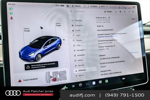 used 2020 Tesla Model 3 car, priced at $19,892