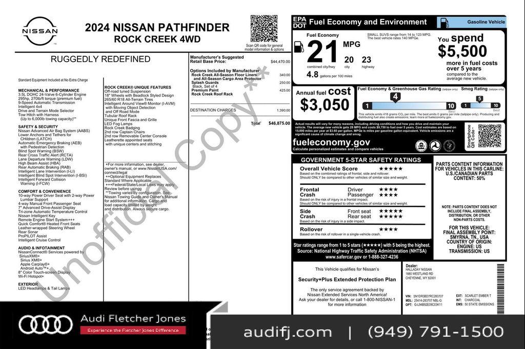 used 2024 Nissan Pathfinder car, priced at $34,891