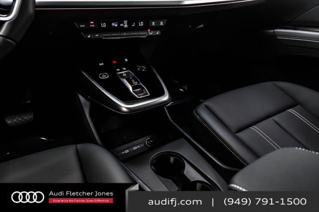 new 2025 Audi Q4 e-tron Sportback car, priced at $62,285