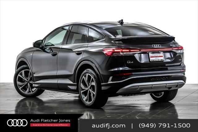 new 2025 Audi Q4 e-tron Sportback car, priced at $62,285