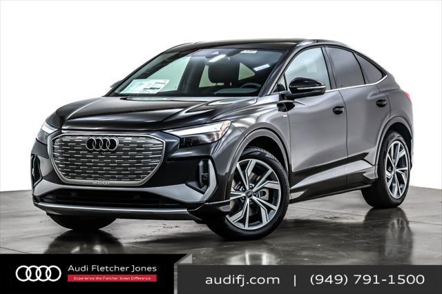 new 2025 Audi Q4 e-tron Sportback car, priced at $62,285