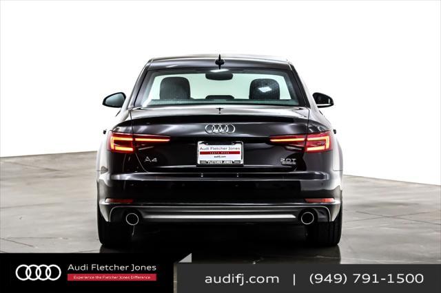 used 2018 Audi A4 car, priced at $18,894
