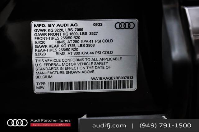 used 2024 Audi Q8 e-tron car, priced at $49,893