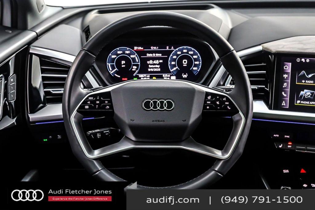 used 2023 Audi Q4 e-tron car, priced at $31,394