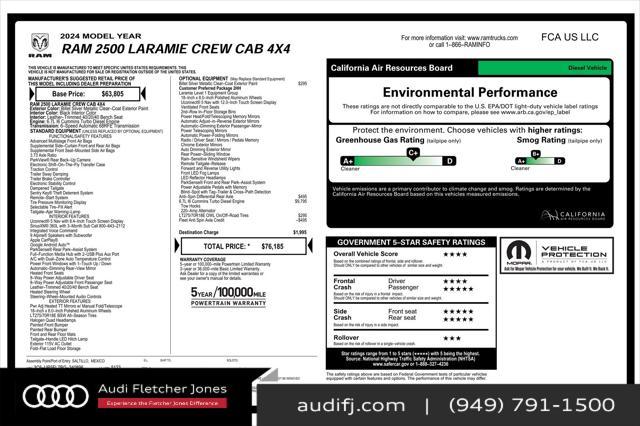 used 2024 Ram 2500 car, priced at $61,893