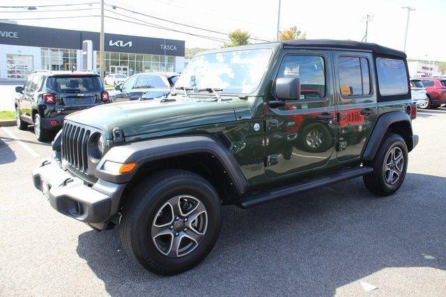 used 2021 Jeep Wrangler Unlimited car, priced at $31,749