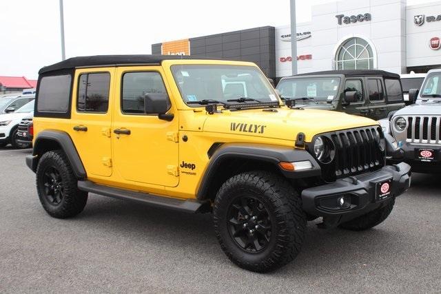 used 2021 Jeep Wrangler Unlimited car, priced at $25,999
