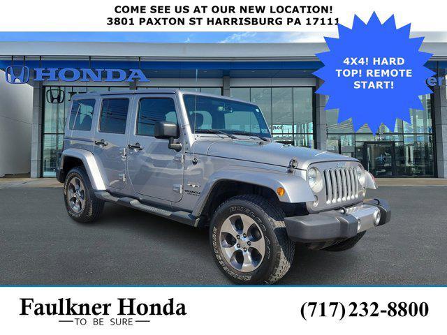 used 2016 Jeep Wrangler Unlimited car, priced at $22,600