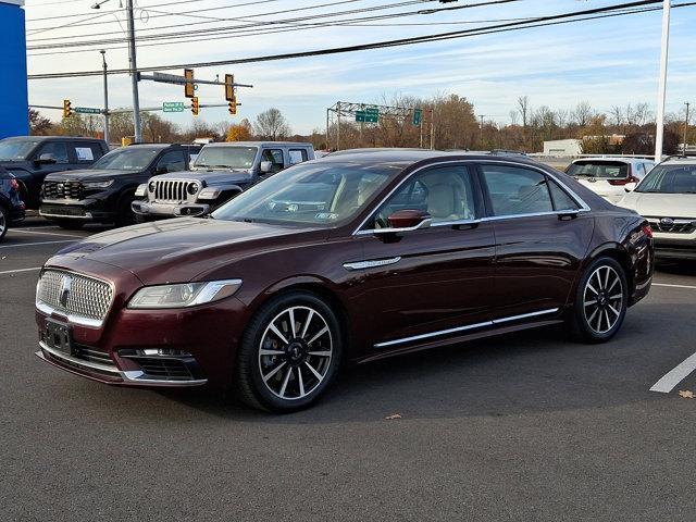 used 2017 Lincoln Continental car, priced at $20,500