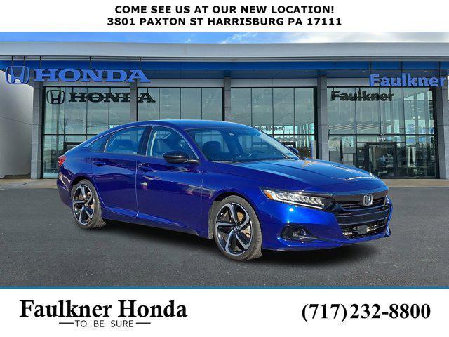 used 2021 Honda Accord car, priced at $23,900