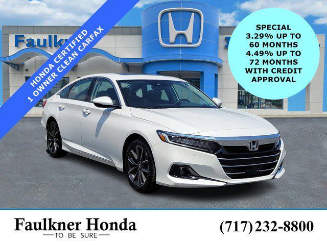 used 2021 Honda Accord car, priced at $23,000