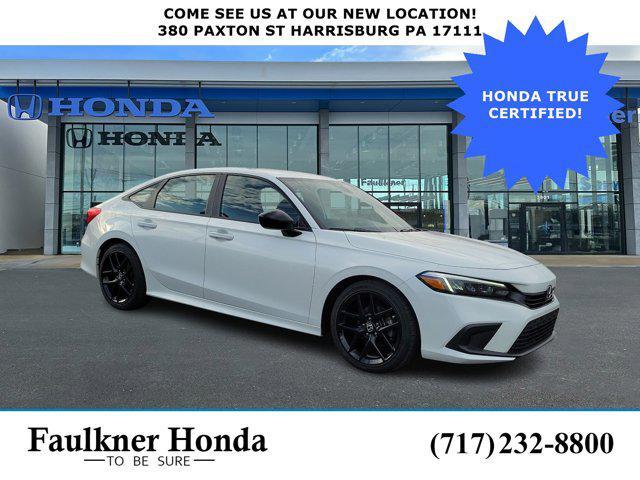 used 2022 Honda Civic car, priced at $23,300