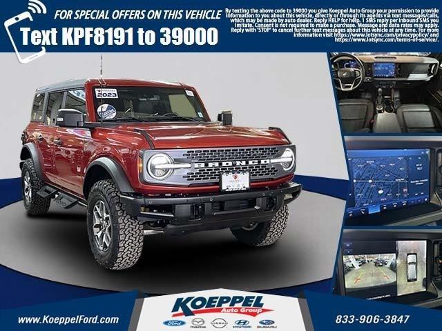 used 2023 Ford Bronco car, priced at $52,990