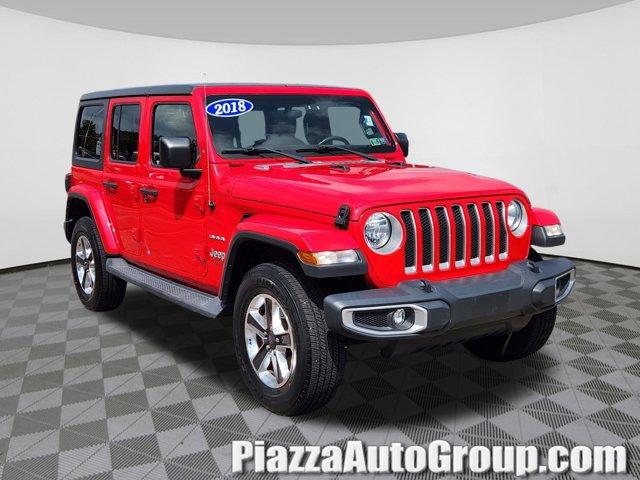 used 2018 Jeep Wrangler Unlimited car, priced at $31,880