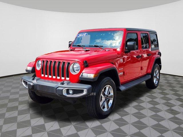 used 2018 Jeep Wrangler Unlimited car, priced at $31,880
