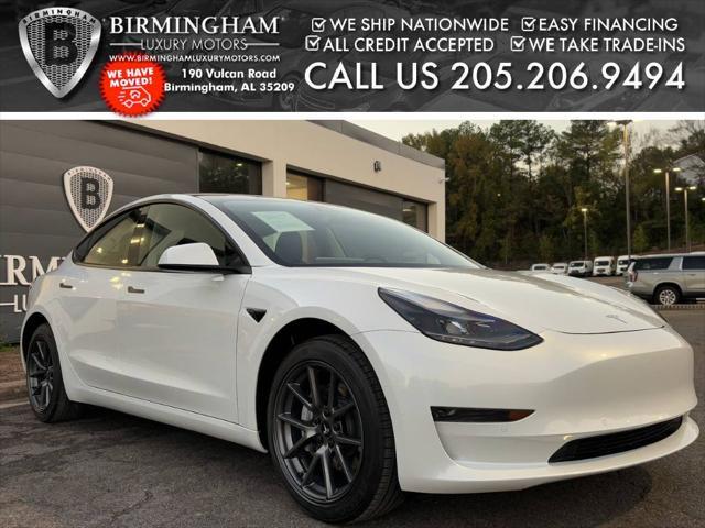 used 2021 Tesla Model 3 car, priced at $23,999