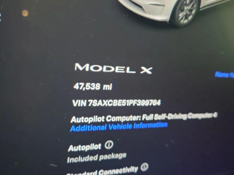 used 2023 Tesla Model X car, priced at $44,999