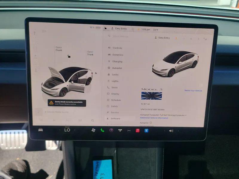 used 2024 Tesla Model 3 car, priced at $39,999