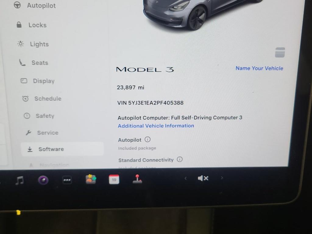 used 2023 Tesla Model 3 car, priced at $22,999