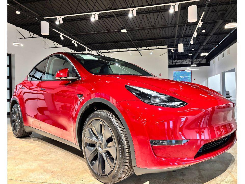 used 2025 Tesla Model Y car, priced at $35,999