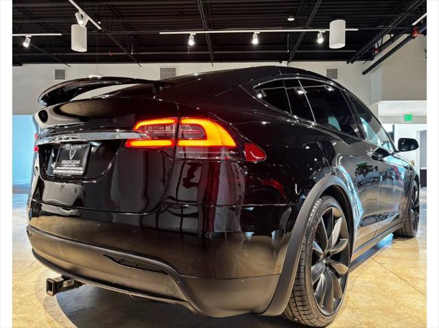 used 2018 Tesla Model X car, priced at $34,999