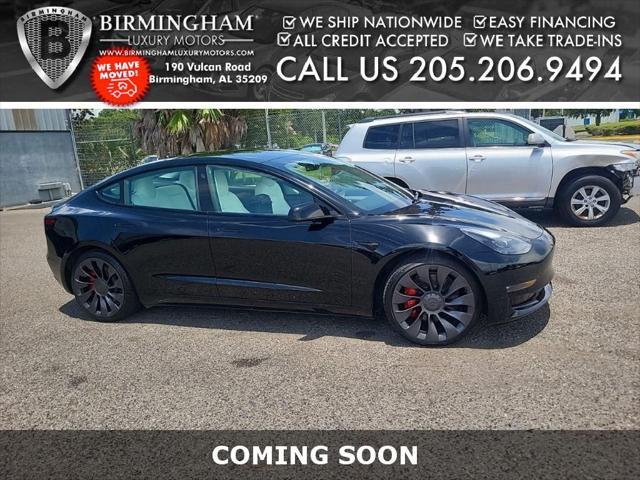 used 2022 Tesla Model 3 car, priced at $28,425