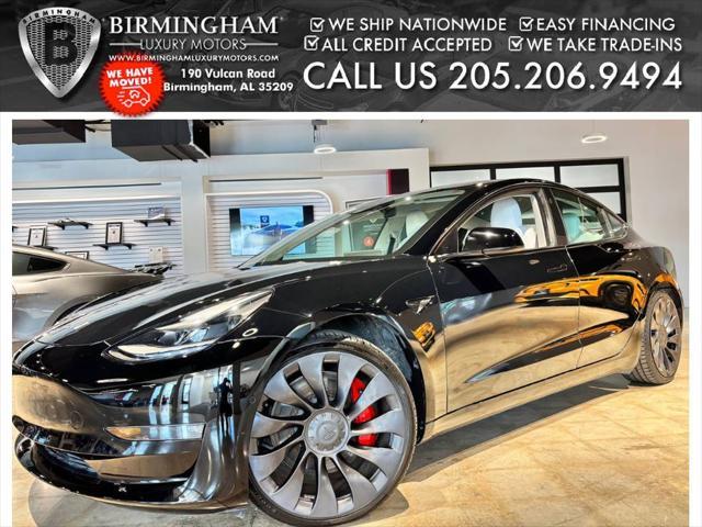 used 2022 Tesla Model 3 car, priced at $28,425