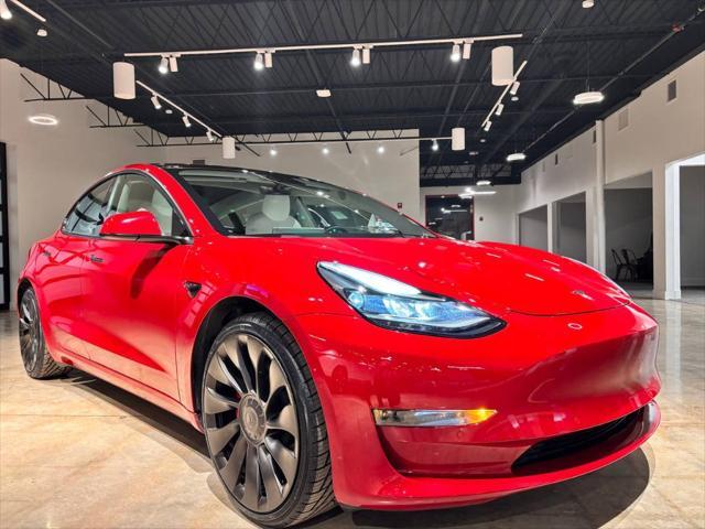 used 2022 Tesla Model 3 car, priced at $28,999