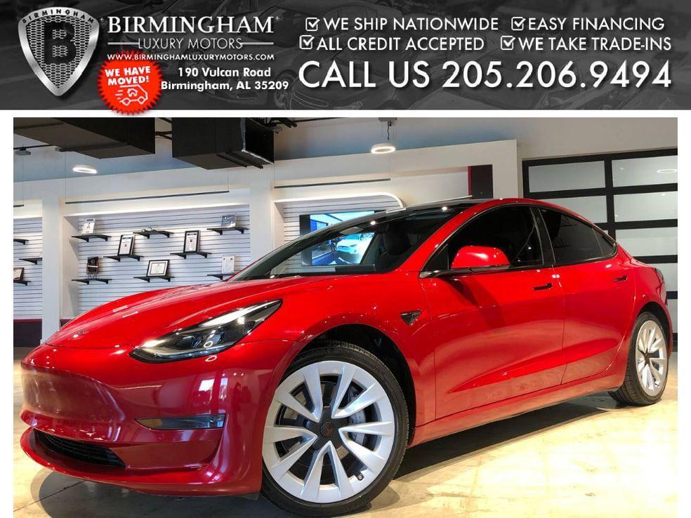 used 2022 Tesla Model 3 car, priced at $21,999