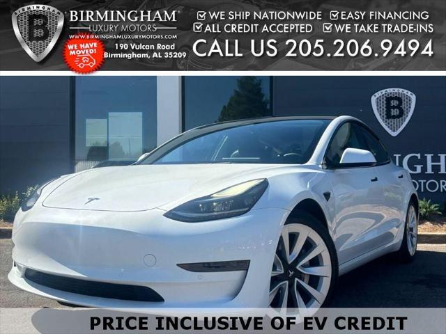 used 2021 Tesla Model 3 car, priced at $24,401