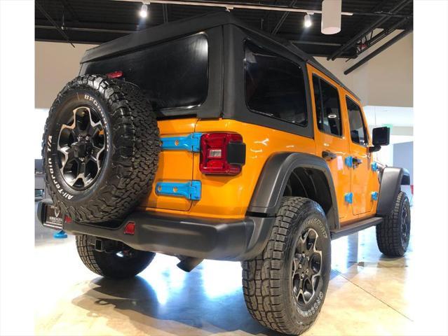 used 2021 Jeep Wrangler Unlimited 4xe car, priced at $35,999
