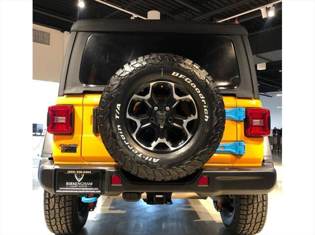 used 2021 Jeep Wrangler Unlimited 4xe car, priced at $35,999