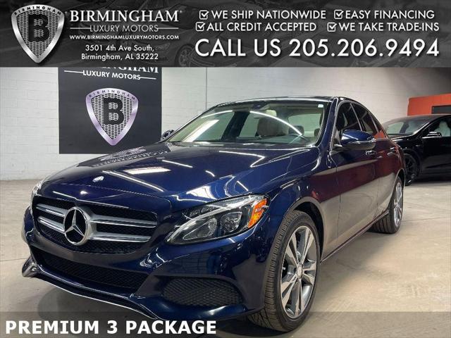 used 2017 Mercedes-Benz C-Class car, priced at $19,786