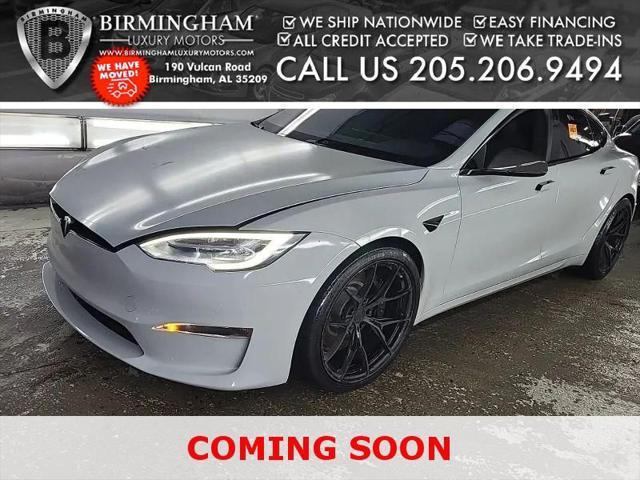 used 2021 Tesla Model S car, priced at $47,999