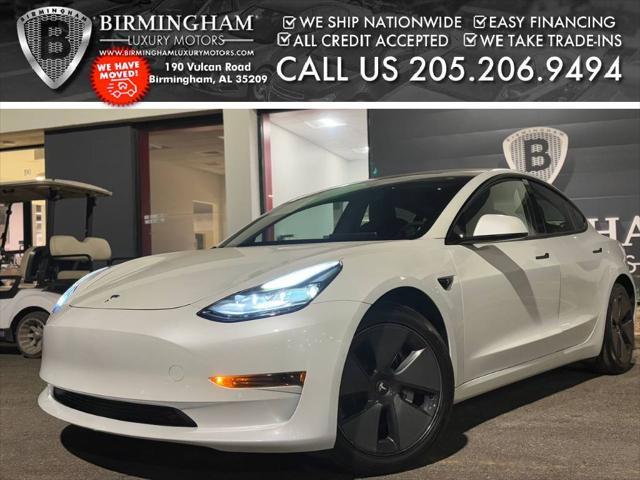 used 2021 Tesla Model 3 car, priced at $23,999