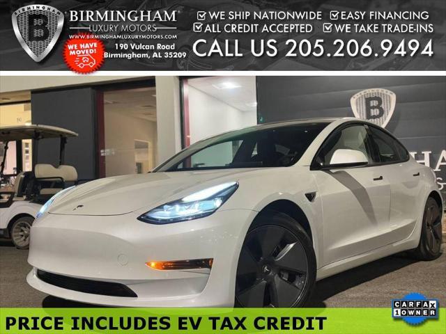 used 2021 Tesla Model 3 car, priced at $24,401