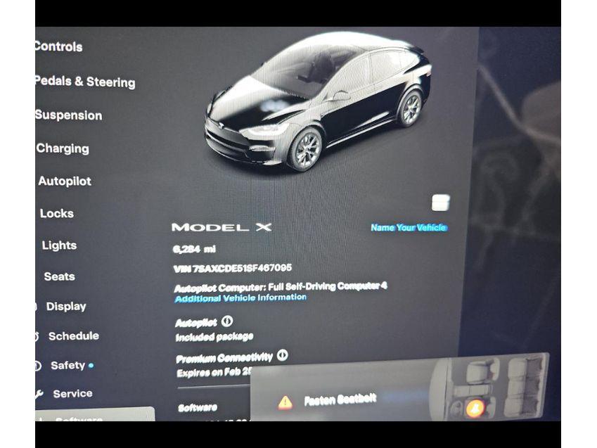 used 2025 Tesla Model X car, priced at $74,999